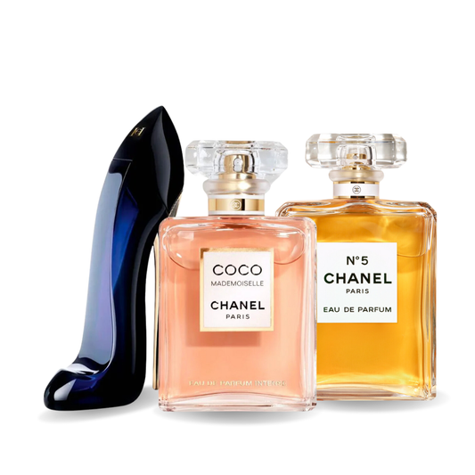 Set od 3 parfema GOOD GIRL, COCO MADEMOISELLE, Chanel Nº5 100ml