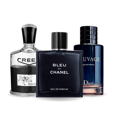 Set od 3 parfema Creed AVENTUS, BLEU DE CHANEL, Dior SAUVAGE 100ml