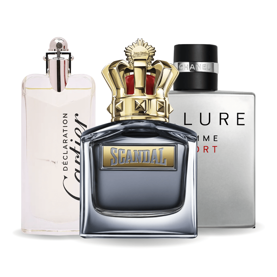 Set od 3 parfema Allure Homme Sports, Jean Paul Gaultier Scandal, Cartier Declaration 100ml