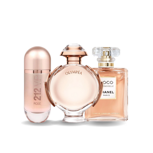 Set od 3 parfema Chanel COCO MADEMOISELLE, Yves Saint Laurent LIBRE e CHLOÉ 100ml