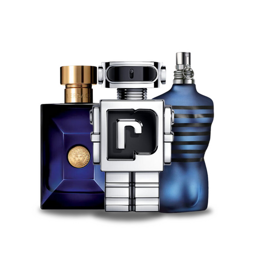Set od 3 parfema Versace DYLAN BLUE, Paco Rabanne PHANTOM e Jean Paul Gaultier ULTRA MALE 100ml