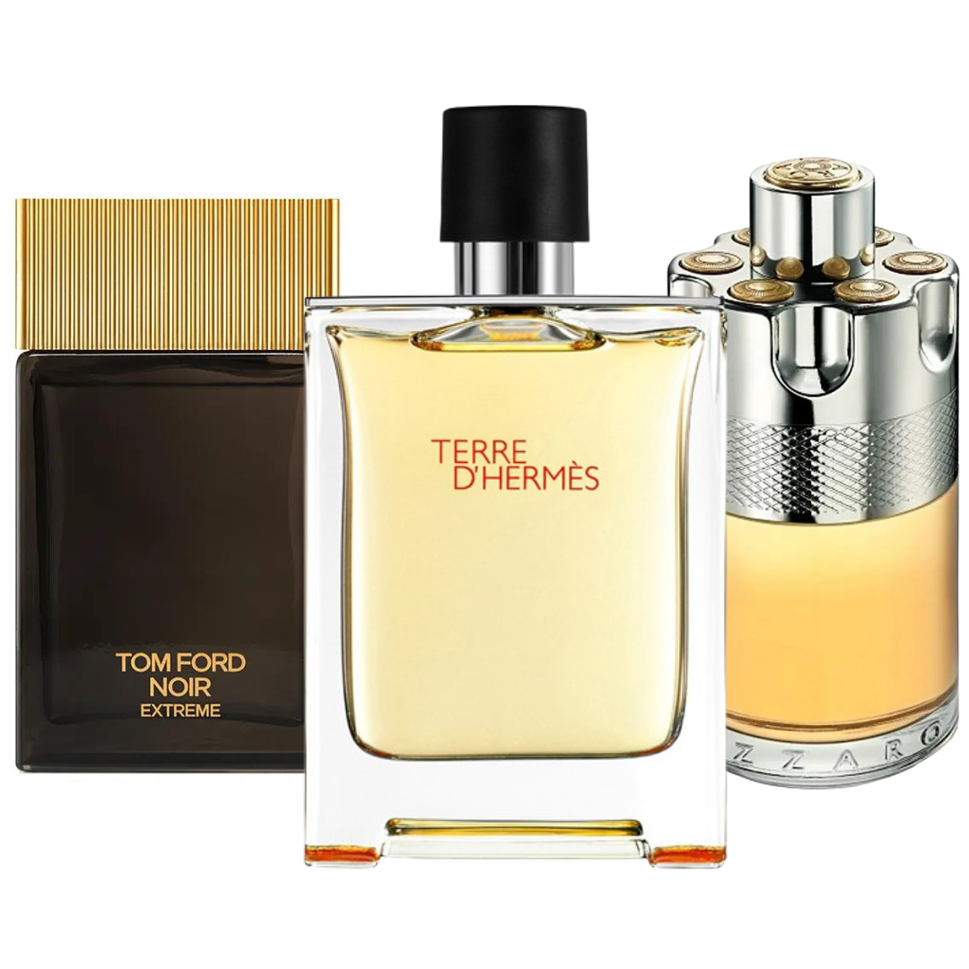 Set od 3 parfema Terre de'Herme, Azzaro Wanted, Tom Ford Noir Extreme 100ml