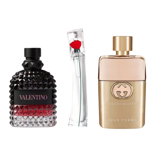 Set od 3 parfema Gucci Guilt, Valentini Intense, Flower Kenzo 100ml